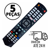 Atacado 5 Controle Compatível Tv Smart Semp Toshiba Netflix 