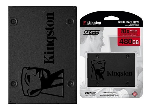 Disco Solido Sdd Kingston A400 480gb + Caddy 9.5 / 12.7mm