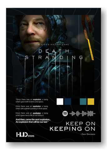 Poster Exclusivo De Videojuego: Dead Stranding (33x50 Cm)