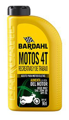 Aceite Para Moto 4t 20w50 Fb 946 Ml Mineral Bardahl