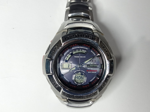 Usado G-shock 1210a Casio Solar Multiband 6 Acero Inoxidable