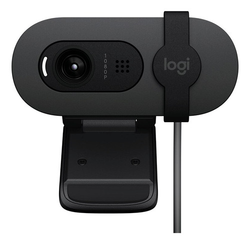 Webcam Logitech Brio 100 Full Hd 1080p Grafite Garantia Nf-e