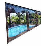 Toldo Cortina Retratil 3m L X 2,65m A Pvc Transparente