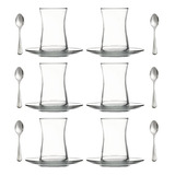 Set De Salsa De Té Turco, Acero Inoxidable, 18 Piezas [u]