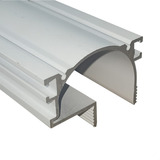 Perfil De Aluminio 1m Embutir Gesso No Frame Sem Borda Sanca