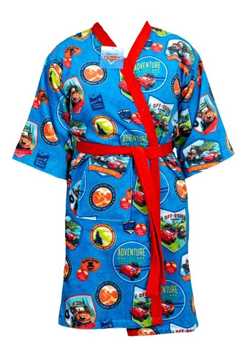 Bata De Baño Oficial Cars  Rayo Mcqueen, Talla Mediana