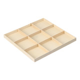 Bandeja Organizadora De Escritorio Flowerpot, Caja De Madera