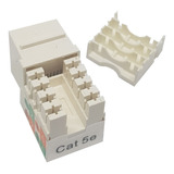 Jack Coupler Keystone Rj45 Hembra Cat 5  Cat5e