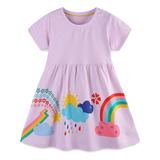 Cartoon Print Princess Dress