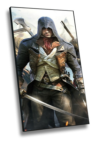 Cuadro Retablo Mdf Personalizado Videojuego Assasins Creed