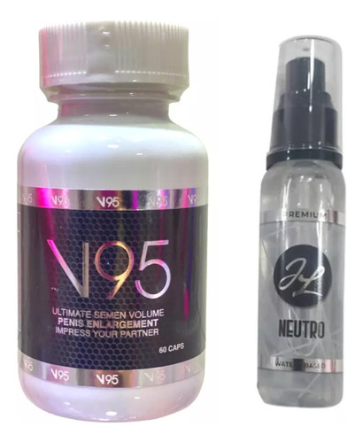 V95 Viagra Natural + Lubricante Anal Y Vaginal Intimo Neutro