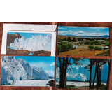 3 Postales Y Un Sobre / Glaciar Perito Moreno / Año 1976