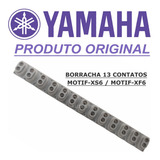 Borracha 13 Contatos Teclado Yamaha Motifxs6, Motifxf6