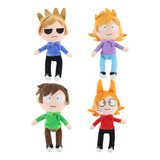 Muñeca De Peluche Eddsworld Edd Tord Matt Tom, 4 Piezas