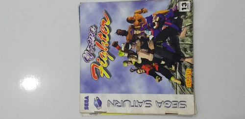 Manual Original Virtua Fighter Sega Saturn