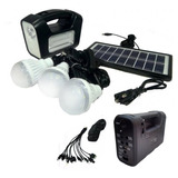 Pack X2 Kit Solar De Camping 3 Ampolletar Cargade De Celular