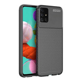 Funda Acabado Tipo Fibra De Carbono Para Samsung A51 O A71