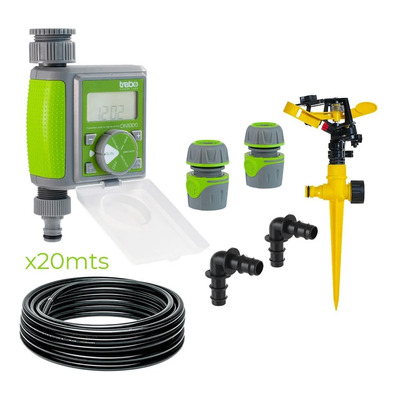 Kit De Riego Automatico Aspersion Cesped Hasta 320 Mt2 | Envío gratis