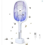 Raqueta Mata Mosquitos Lámpara Led Recargable Electrica