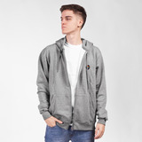 Campera Rusty Stichers Gris Hombre