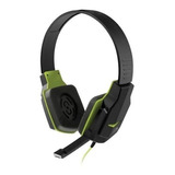 Headset Gamer Multilaser Earpad Em Silicone P2 Preto E Verde