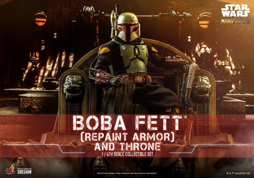 Boba Fett Repaint Armor And Thron Hot Toys Figure