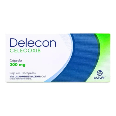 Celecoxib 200 Mg Delecon Caja Con 10 Cápsulas | MercadoLibre