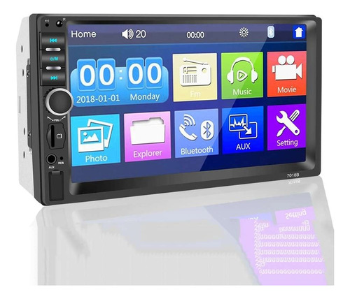 Estéreo Para Auto 7 Pulgadas 7018b Mp5 Carplay Android Auto