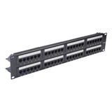 Patch Panel Giga 10/100/1000 48 Portas Cat6