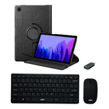 Capa P/ Tablet Samsung A7 T500 T505 10.4  + Teclado E Mouse