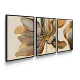 Quadro Decorativo Floral Quarto Sala Abstrato Moderna Grande