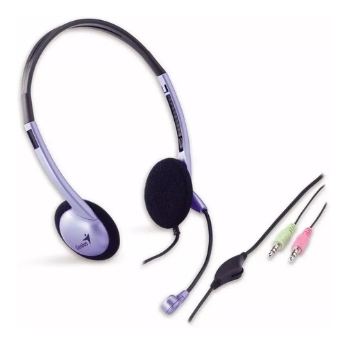 Auricular Genius Hs-02b Headset Microfono Zoom En Almagro!