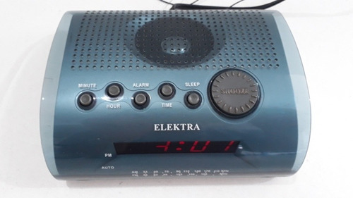 Rádio Am E Fm Com Relógio Elektra Ler Descrição 