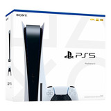 Sony Playstation 5 825gb Standard Branco E Preto