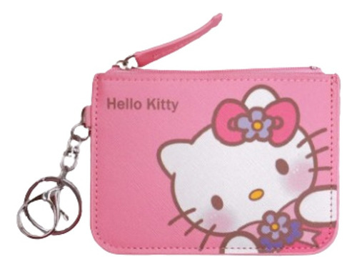 Monedero Tarjetero Sanrio Hello Kitty Llavero Kawaii
