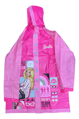 Piloto Infantil Con Capucha Barbie Wabro Cod.20122