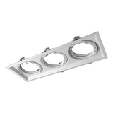 Spot De Embutir Ar111 Led Cardanico 3 Luces Blanco