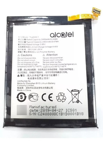 B.atería Alcatel A3 Ot-5046 Ot5080 5080x Tlp024c1 Original