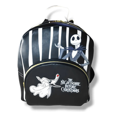 Mochila Jack Skellington Para Mujer Juvenil Color Negro Diseño De La Tela Rayas | MercadoLibre