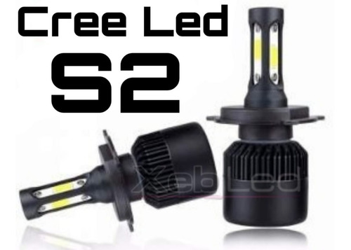 Kit Cree Led Cob S2 H1-h3-h7-h11-9006 12-24v 10000lm Xlamp!!