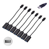 7un Cabo Adaptador Usb C Para Usb 2.0 Conector Adaptador