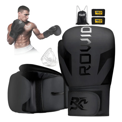 Rowide® Guantes De Box Para Kickboxing Correa Velcro 16oz | Envío gratis