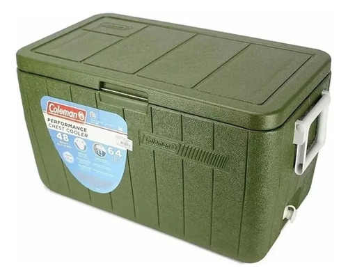 Conservadora Coleman Beach Verde Oliva 63 Latas 48qt