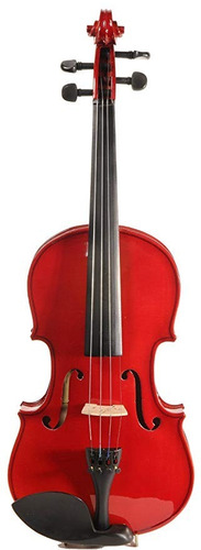 Violin Stradella 4/4 Mv141144rd Con Estuche Y Arco - Rojo