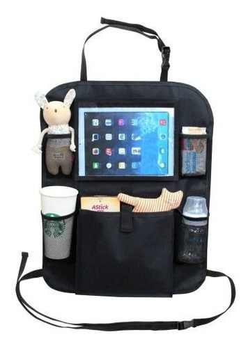 Niños Organizador Viaje Auto Asiento Porta Tablet iPad Celul