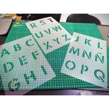 Kit Stencil Letras Alfabeto E Números P/ Pinturas 3cm E 5cm