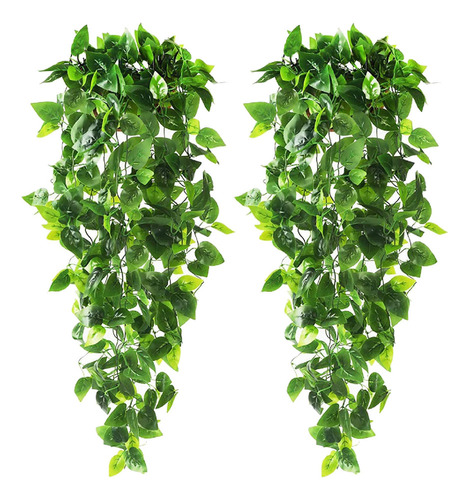 Plantas Colgantes Artificiales For Pared, Interior Y Exteri