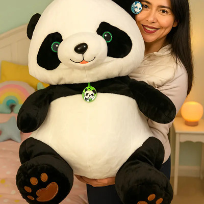 Peluche De Oso Panda Gigante Jumbo Premium Incluye Blanco Con Negro | Meses sin interés