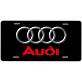 Placas Para Auto Personalizadas Logo Audi