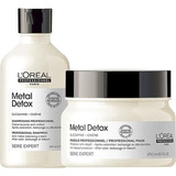 Kit Loreal Metal Detox Máscara 250g Anti-residuo Tratamento